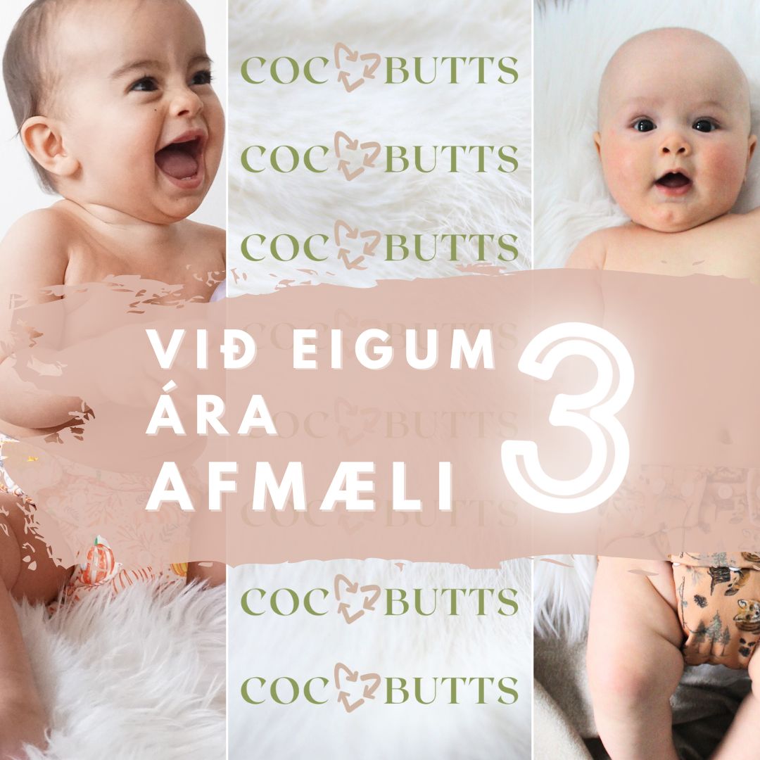 Við fögnum 3 árum í rekstri!