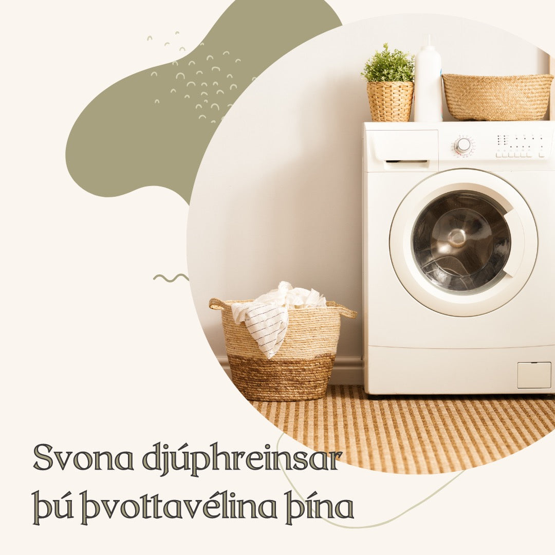 Svona djúphreinsar þú þvottavélina þína